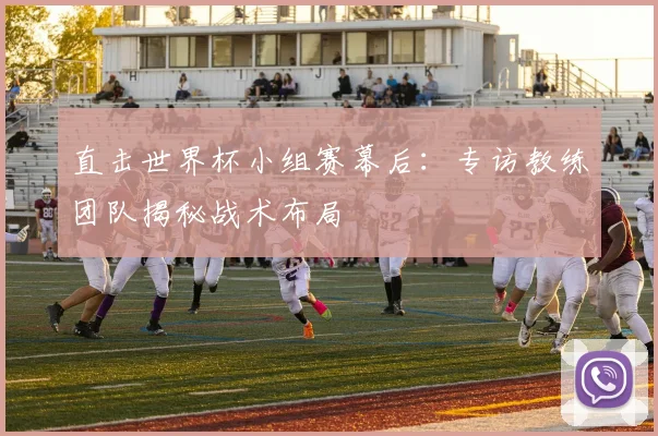 直击世界杯小组赛幕后：专访教练团队揭秘战术布局